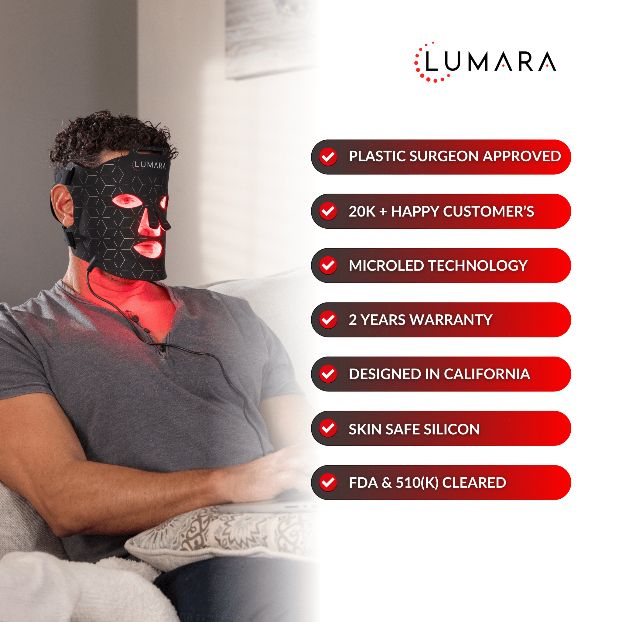 Red Light Therapy Mask